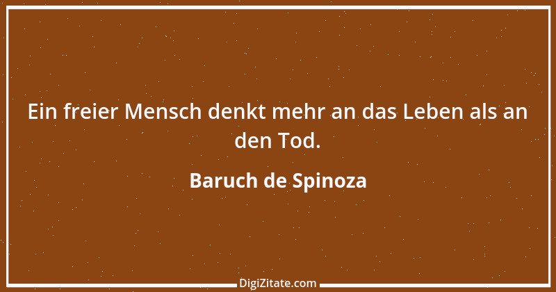 Zitat von Baruch de Spinoza 27