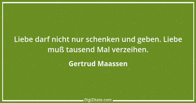 Zitat von Gertrud Maassen 1