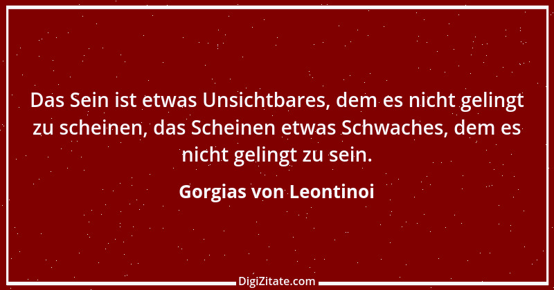 Zitat von Gorgias von Leontinoi 2