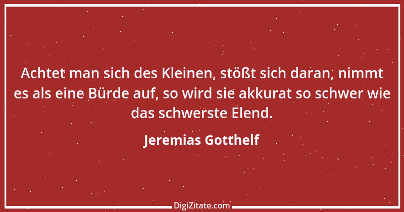 Zitat von Jeremias Gotthelf 322