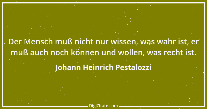 Zitat von Johann Heinrich Pestalozzi 129