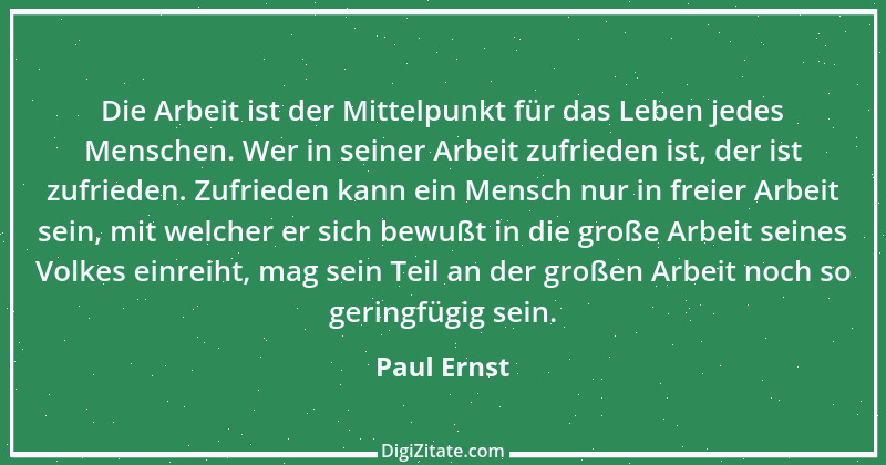 Zitat von Paul Ernst 75