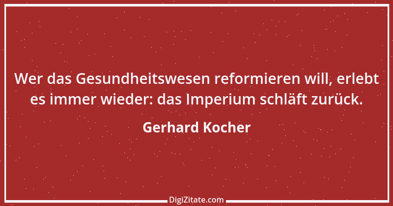 Zitat von Gerhard Kocher 168