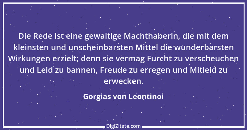 Zitat von Gorgias von Leontinoi 3