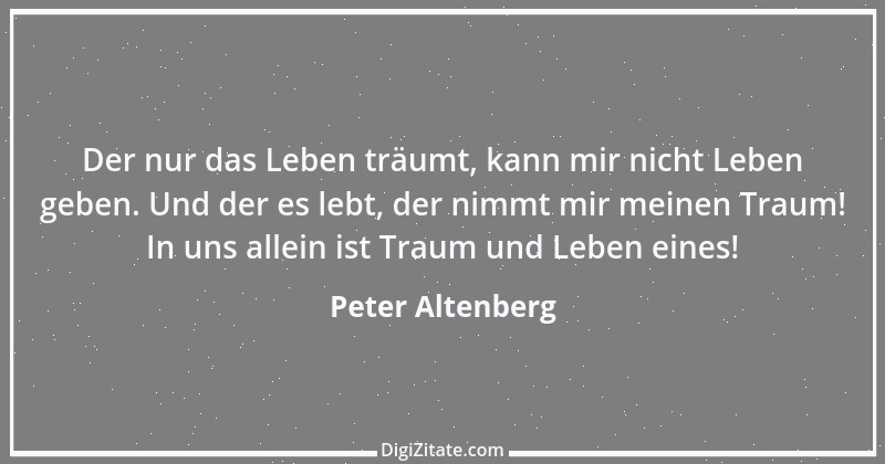 Zitat von Peter Altenberg 85