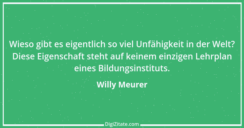 Zitat von Willy Meurer 960