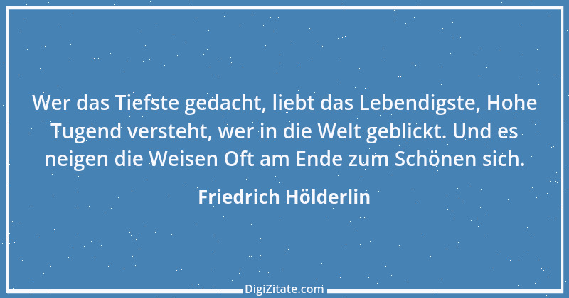 Zitat von Friedrich Hölderlin 170