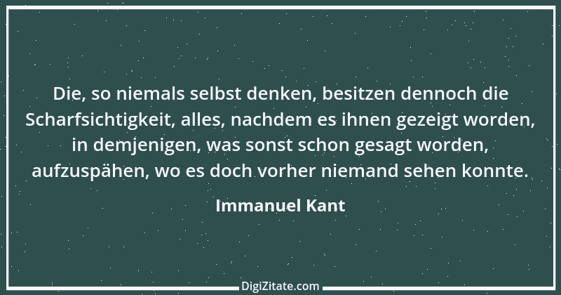 Zitat von Immanuel Kant 151