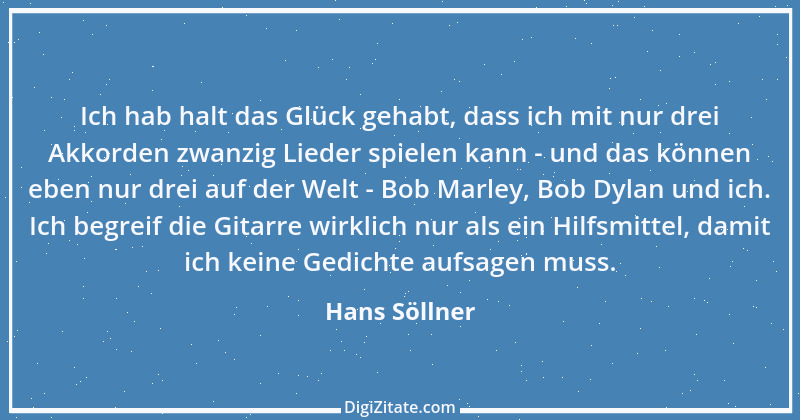 Zitat von Hans Söllner 1