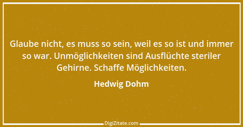 Zitat von Hedwig Dohm 19