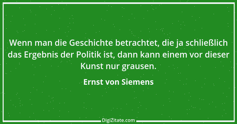 Zitat von Ernst von Siemens 1