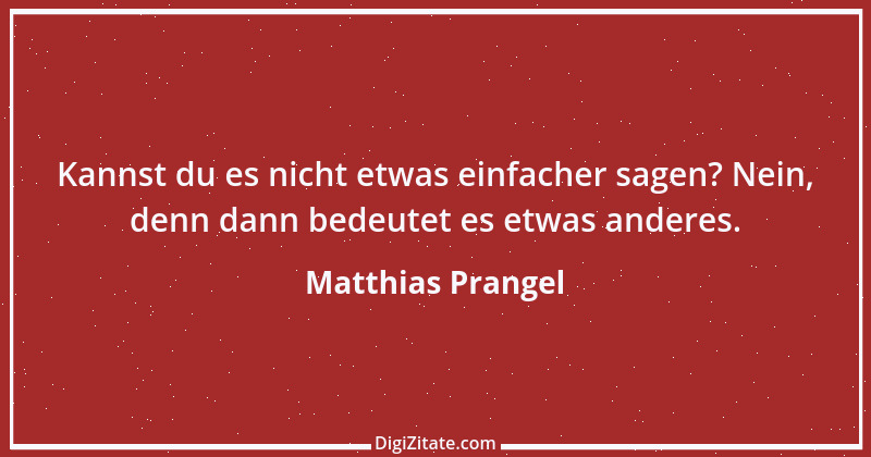 Zitat von Matthias Prangel 28