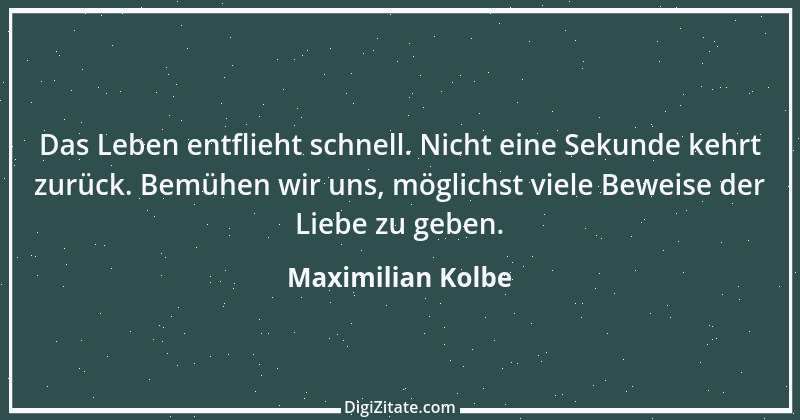 Zitat von Maximilian Kolbe 6