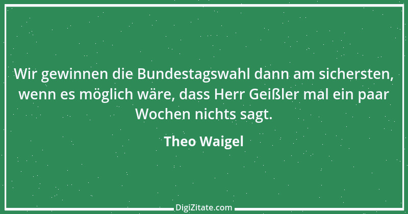 Zitat von Theo Waigel 45