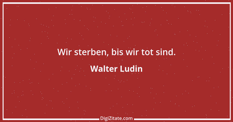 Zitat von Walter Ludin 1164