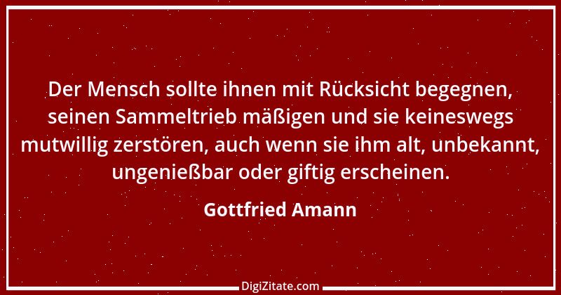 Zitat von Gottfried Amann 1