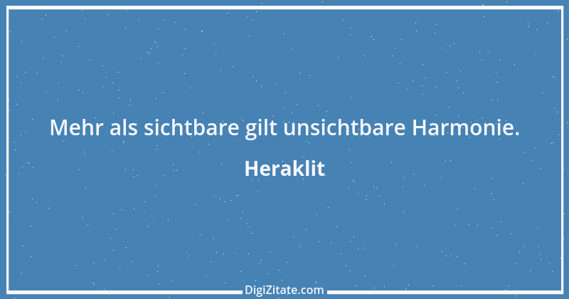 Zitat von Heraklit 74