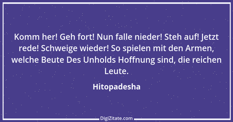 Zitat von Hitopadesha 8