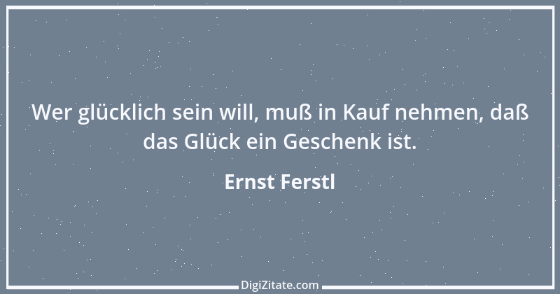 Zitat von Ernst Ferstl 2105