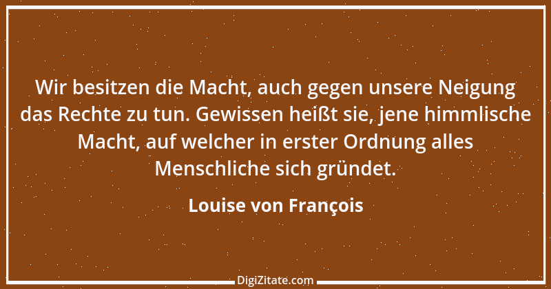 Zitat von Louise von François 11