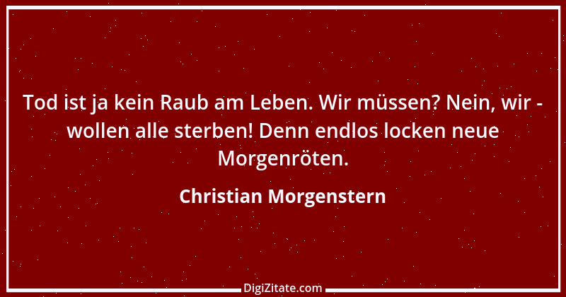 Zitat von Christian Morgenstern 188