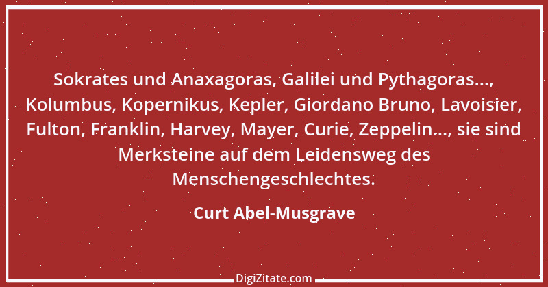 Zitat von Curt Abel-Musgrave 1