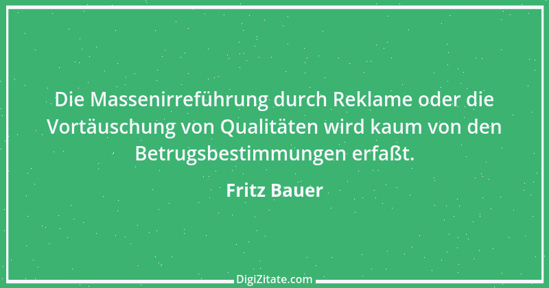 Zitat von Fritz Bauer 3