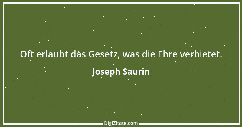 Zitat von Joseph Saurin 1