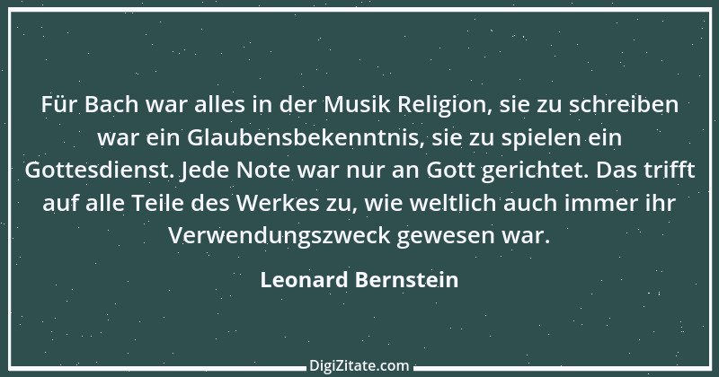 Zitat von Leonard Bernstein 7