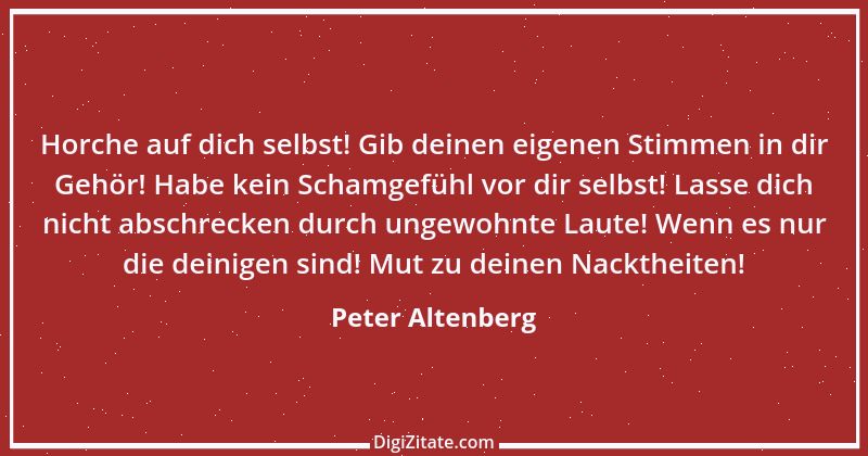 Zitat von Peter Altenberg 91