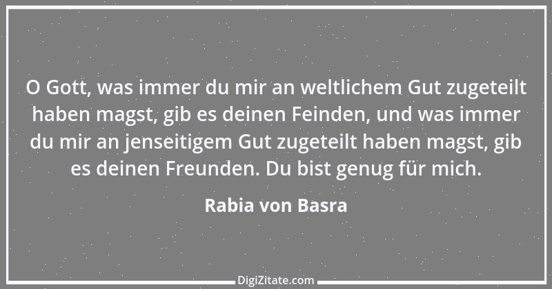 Zitat von Rabia von Basra 3