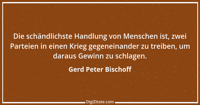 Zitat von Gerd Peter Bischoff 53