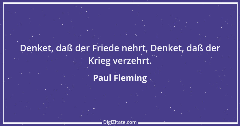 Zitat von Paul Fleming 27