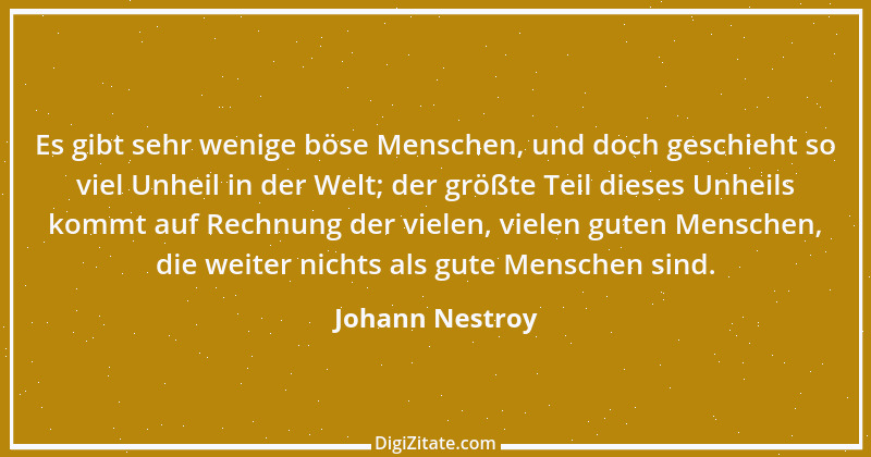 Zitat von Johann Nestroy 314