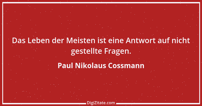 Zitat von Paul Nikolaus Cossmann 3