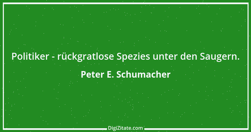 Zitat von Peter E. Schumacher 471