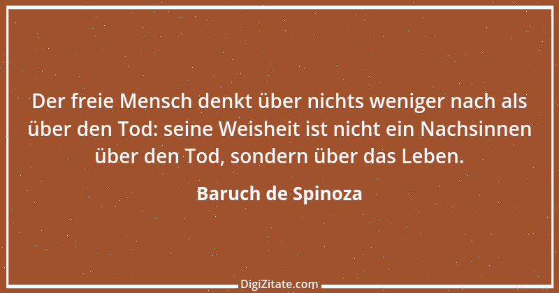 Zitat von Baruch de Spinoza 36