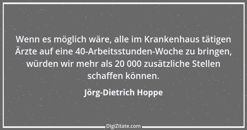 Zitat von Jörg-Dietrich Hoppe 1