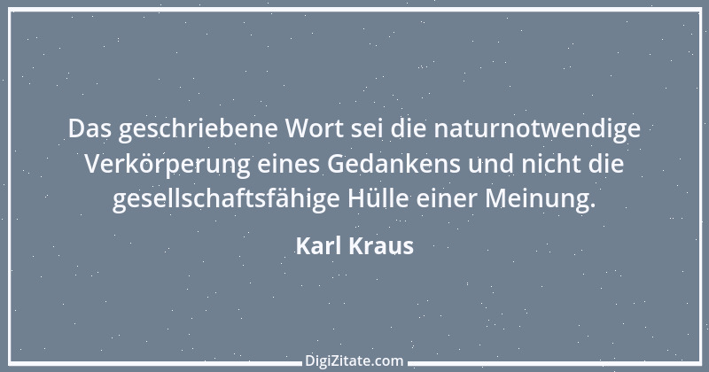 Zitat von Karl Kraus 426