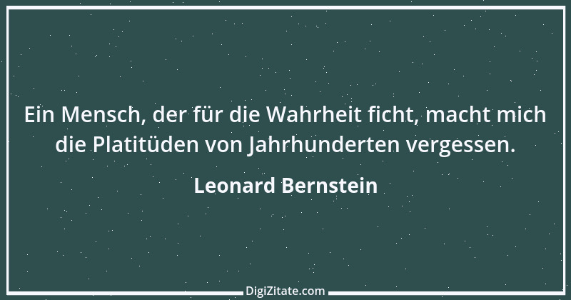 Zitat von Leonard Bernstein 9