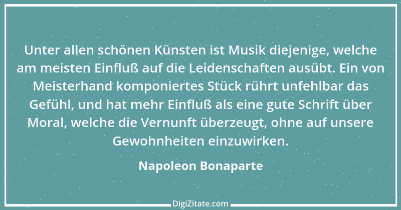 Zitat von Napoleon Bonaparte 17