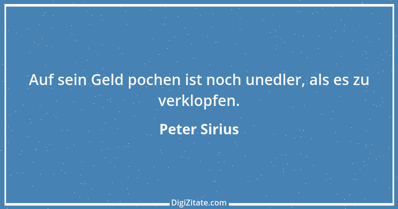 Zitat von Peter Sirius 67