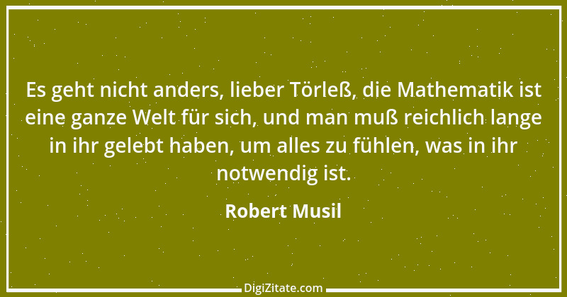 Zitat von Robert Musil 141