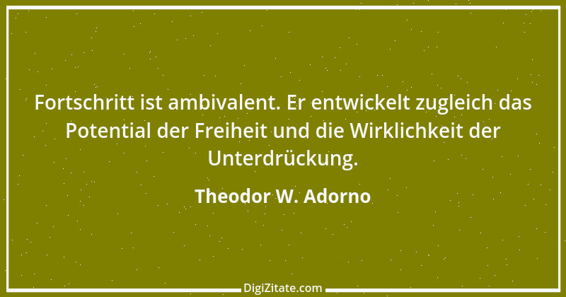 Zitat von Theodor W. Adorno 4