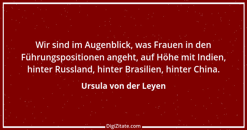 Zitat von Ursula von der Leyen 14