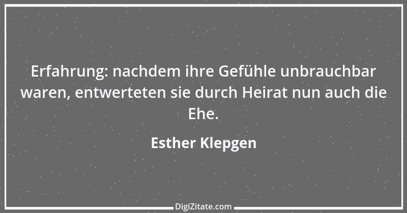 Zitat von Esther Klepgen 160