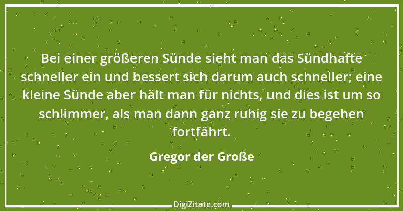 Zitat von Gregor der Große 26