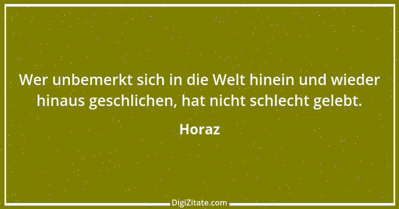 Zitat von Horaz 74