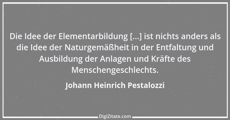 Zitat von Johann Heinrich Pestalozzi 139