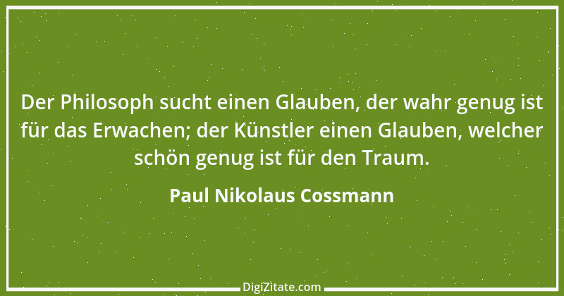 Zitat von Paul Nikolaus Cossmann 5